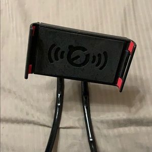 Neck mount phone holder